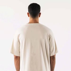 T-shirt ample pour homme, t-shirt décontracté en coton tricoté, vêtements d'été à manches courtes, confortable, respirant, séchage rapide, t-shirts pour homme - Product Image 6