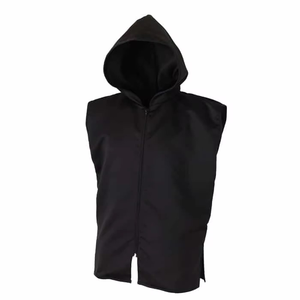 Veste sans manches à capuche pour entraîneurs de boxe, MMA, Muay Thai, Kickboxing - Product Image 4