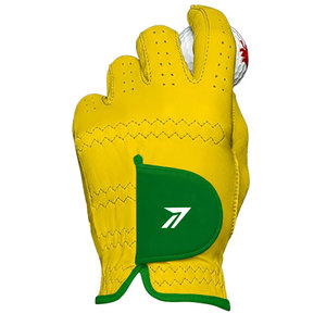 Gants de golf en maille pour hommes et femmes, respirants, ventilés, paume en cuir, antidérapants, logo personnalisé, OEM, vente en gros, usine - Product Image 5