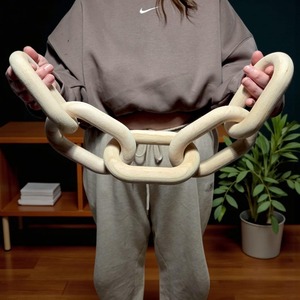 ของตกแต่งผนังเรซิ่นทำมือสุดทันสมัย พร้อมโซ่อะคริลิกสำหรับแขวนตกแต่ง สำหรับห้องพักสมัยใหม่และการตกแต่งบ้าน - Product Image 1