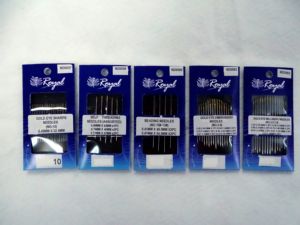 Aiguilles à pointe acérée ND0057 |   Aiguilles à coudre royales, types variés, en acier à œil doré, pour couture à la main ND0057 ND0058 ND0066 ND0063 ND0065 - Product Image 3