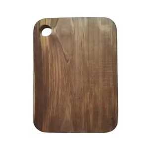 Planche à découper carrée en bois massif, plateau de service pour charcuterie, écologique, léger, passe au lave-vaisselle, cadeau de la Saint-Valentin pour fromages et viandes - Product Image 3