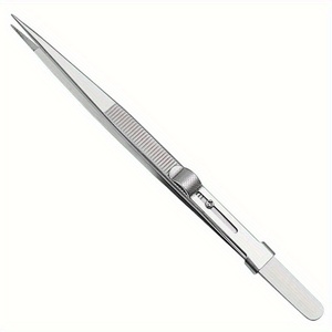 Pinzas Profesionales de Punta Fina para Joyería, Herramienta de Precisión de Acero Inoxidable para Colocación de Cuentas, Diamantes y Piedras - Product Image 6