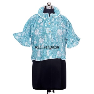 Robe T-shirt Mini en Coton Tissé Écologique Style Moderne pour Femme, Confortable avec Fermeture Boutonnée, Imprimé Numérique Décontracté Naturel - Product Image 1