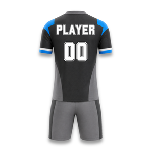 Ensemble de maillots de football personnalisés de haute qualité pour hommes, uniforme vierge à sublimation avec short, service OEM - Product Image 2