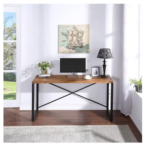 Meubles commerciaux fabriqués au Vietnam pour usage commercial, bureau d'ordinateur portable moderne en acacia avec bord naturel - Product Image 5
