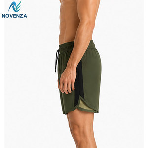 Shorts de course pour hommes, taille mi-haute, tissu doux et confortable, pour la gym, l'exercice, la course à pied, l'entraînement et le port quotidien décontracté - Product Image 5