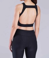 Ensemble de sport 2 pièces Leggy Bra pour femme, grande taille, avec dentelle, strass et ceinture unie, idéal pour le yoga et la gym