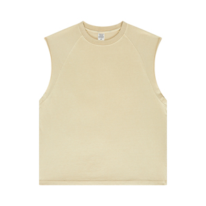 Camiseta sin mangas de algodón 100% con cuello en V, estilo deportivo, lavado ácido, oversize, para hombre, ropa de gimnasio, secado rápido, ecológica, transpirable, antipilling - Product Image 3
