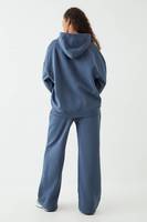 Ensemble de survêtement décontracté deux pièces pour femme : sweat à capuche oversize et pantalon de jogging à jambes larges, style streetwear et loungewear