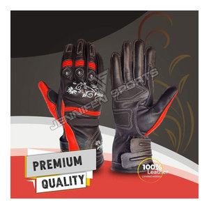 Guantes de Motocicleta Personalizados con Protección para los Nudillos, Guantes de Cuero para Motociclismo, Ciclismo, Motocross, Carreras de Motos de Cross - Product Image 2