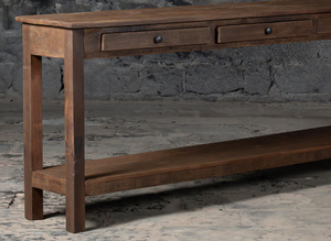 Mesa Consola de Madera Estilo Rústico Ideal para Decoración del Hogar, Agrega Encanto y Soluciones de Almacenamiento Funcionales - Product Image 6