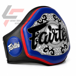 Wholesale Custom Made Factory Manufacture Premium Quality Fairtex Kick Boxing MMA Belly Pad Adult Cowhide Leather Body Protector - Product Image 6