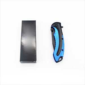 Couteau tactique de poche portable, lame en acier de haute qualité avec fourreau en plastique OEM personnalisable, usage industriel, bricolage - Product Image 3