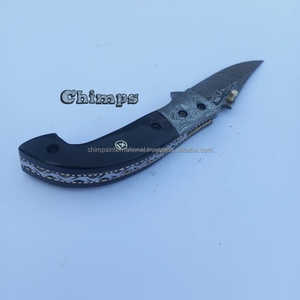 Haute qualité taureau corne poignée damas couteau pliant Portable OEM Camping et outil de survie pour la chasse - Product Image 3