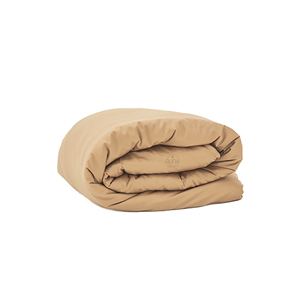 Parure de lit en bambou premium beige, housse de couette en viscose de bambou bio, écologique, minimaliste, douce et lisse, pour la maison et l'hôtel - Product Image 1
