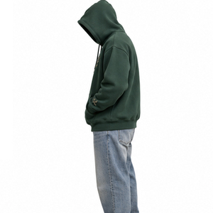 Sweat-shirts à capuche unisexes brodés 450 GSM, coupe oversize à épaules tombantes, décontractés, confort quotidiens, fournisseur de vêtements personnalisés sous marque privée - Product Image 5