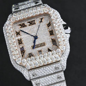 Fournisseur professionnel de montres en diamants cultivés en laboratoire pour hommes et cadeaux, prix d'usine en provenance d'Inde - Product Image 6