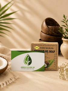 Jabón en Barra 100% Natural de Aceite de Coco con Base de Aceite de Palma |   Jabón de Baño Artesanal Hidratante Orgánico - Product Image 2