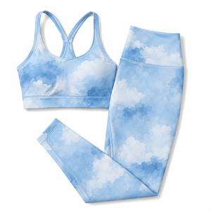 Ropa Deportiva sin Costuras, Conjunto de Yoga para Mujer de Alta Elasticidad, Bra Deportivo y Leggings Transpirables, Personalizado OEM - Product Image 3