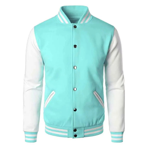 Veste universitaire pour homme avec logos personnalisés brodés, col rabattu, coupe classique, vêtements d'automne, vestes universitaires - Product Image 1