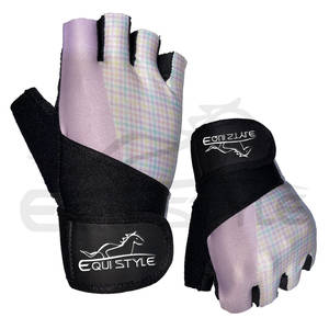 Guantes de gimnasio de medio dedo al por mayor con soporte para muñeca, guantes de entrenamiento con logo personalizado, guantes de protección para la palma para levantamiento de pesas - Product Image 2