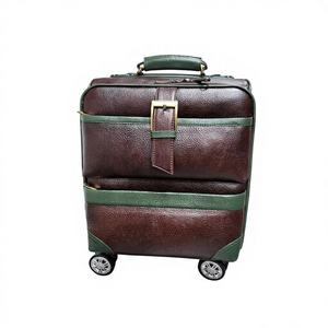 Maleta con Ruedas Extra Grande de Cuero Sintético de la Mejor Calidad, Duradera, con Cierre Digital, Resistente al Agua, Apertura Frontal, Simple, Unisex - Product Image 2