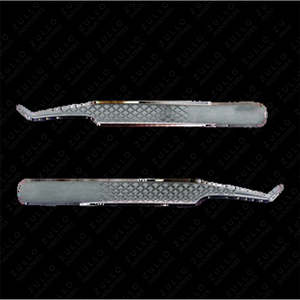 Stainless Steel Eyelash Extension Tweezers Diamond Grip Volume Lash <b>Tools</b> Customizable Private Label Professional - Product Image 3
