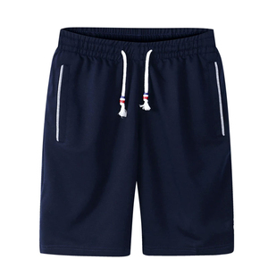 Fashion Men's High Quality Polyester Canvas Bermuda Shorts Solid Color Elastic Waist Casual Breathable Quick Dry Pockets - Product Image 2