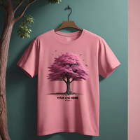 T-shirt homme en coton premium 260 g/m², manches courtes, col rond, streetwear, avec patch appliqué, design personnalisé, style hip-hop.
