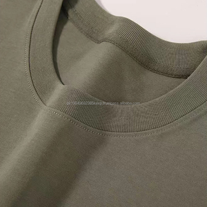 Camisetas Extra Grandes para Hombre de Alta Calidad, 100% Algodón, Color Sólido, 240g, Superventas, con Logotipo Personalizado - Product Image 1