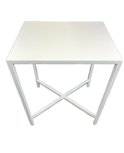 โต๊ะกาแฟเหล็กสีขาวดีไซน์ไม่เหมือนใครสำหรับเครื่องครัวสำนักงานบ้านร้านอาหารห้องนั่งเล่นตกแต่งสวนทำในประเทศอินเดีย - Product Image 1