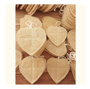 Éponge de loofah naturelle exfoliante pour le corps, à base de plantes, accessoires de douche haut de gamme en gros pour le marché d'exportation - Product Image 1