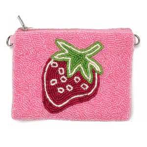 Beaded Embroidered Bohemian Handmade Coin Purse Customizable Color Design Zipper Closure Eco-friendly Lightweight for Gifts - Product Image 1