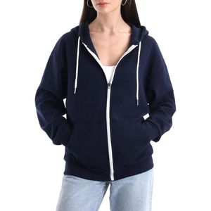 Sweat à capuche zippé pour femme, coupe décontractée, style streetwear personnalisé, vêtement de mode quotidien - Product Image 6