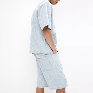 Custom Men Streetwear <b>Track</b> Suit Sweatsuits Cotton Summer 2 Piece Shorts Set Men Shirts Set Oversized <b>t</b> Shirt and Shorts Set Men - Product Image 3