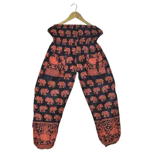 Indian Elephants Harem Yoga Afghani Harem Pants Trouser Boho Hippie Baggy Gypsy