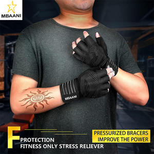 Gants de musculation ventilés avec support de poignet pour hommes et femmes, protection complète de la paume, pour la musculation - Product Image 2