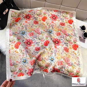 Premium Printed Short <b>Scarf</b> Fabric Custom Design White Label OEM ODM Textile Manufacturer Bali - Product Image 5