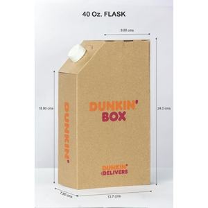 Top Quality Thermos Corrugated Tea and Coffee Flask <b>Bottle</b> <b>Box</b> Cardboard Packaging for Retail and Wholesale Both Available - Product Image 4