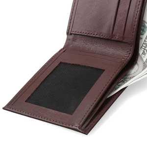 Vente en ligne de nouveaux portefeuilles en cuir pour usage extérieur, portefeuilles en cuir personnalisés avec logo imprimé, best-sellers de la mode - Product Image 3