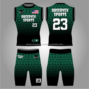 Uniforme 7v7 de la Mejor Calidad con Compresión Ajustada, Uniforme de Fútbol Americano Juvenil 7 contra 7, Uniformes Sublimados con Logotipo Personalizado del Equipo, Uniformes de Fútbol Americano 7on7 - Product Image 1