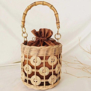 Sacs à main de luxe pour femmes, sacs en rotin, sacs en paille, sacs à la mode, OEM, vente en gros au Vietnam, logo personnalisé, HNH Craft Vietnam's - Product Image 4