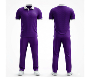Kit de cricket en polyester de qualité supérieure pour les clubs, sublimation |   Vêtements de cricket pour hommes, femmes et jeunes, polo et pantalon, équipe complète - Product Image 6