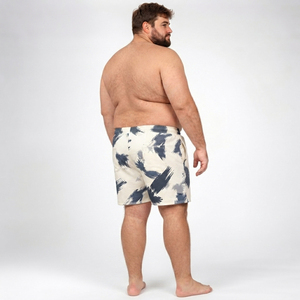 100% Cotton Fleece Printed Shorts Men Plus Size <b>Drawstring</b> Waist Winter Shorts Men Breathable Jogging Sweat Shorts Yoga Wear Men - Product Image 4