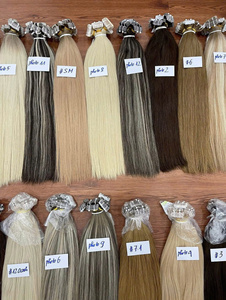ผมต่อแบบเทปกาวสีดำเงางามสุดๆ100% ผมมนุษย์เวียดนาม - Product Image 5