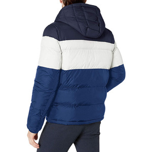 High Quality Men's Winter <b>Puffer</b> <b>Jacket</b> Top Selling Fully Customizable Hooded Collar Reversible Canvas Thinness <b>Cheap</b> Price OEM - Product Image 4