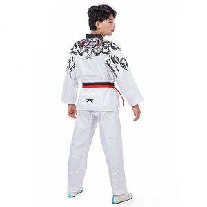 High Quality Custom Logo Karate Uniform With Embroidery New Arrival Training <b>Cheap</b> Price Custom Style Karate Uniform - Product Image 2