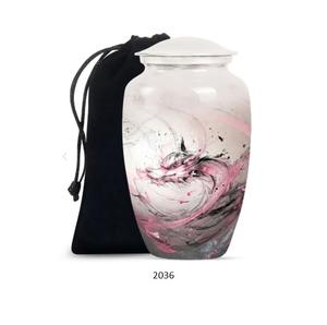 โกศบรรจุอัฐิสีน้ำเงินขนาดใหญ่ ทำจากอลูมิเนียม สำหรับบรรจุอัฐิของผู้ใหญ่  โกศสำหรับจัดงานศพ  โกศตกแต่งสำหรับอัฐิชายและหญิง  ลดราคาพิเศษ - Product Image 4