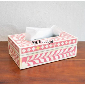 Portarrollos Decorativo Hecho a Mano con Incrustaciones de Hueso, Ecológico, Moderno y de Alta Calidad, Decoración Elegante para el Hogar, Tradebyd - Product Image 2